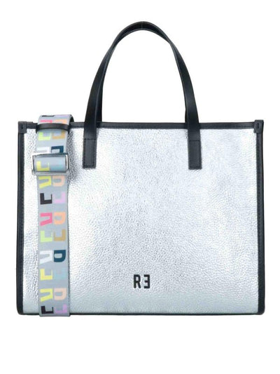 Borsa A Mano Astra Argento Laminato