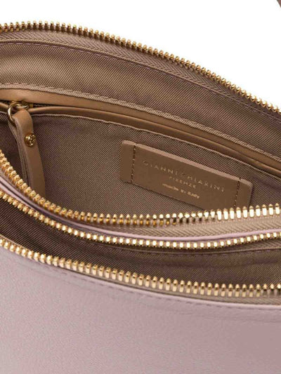 Borsa A Tracolla Frida Rosa In Pelle Opaca