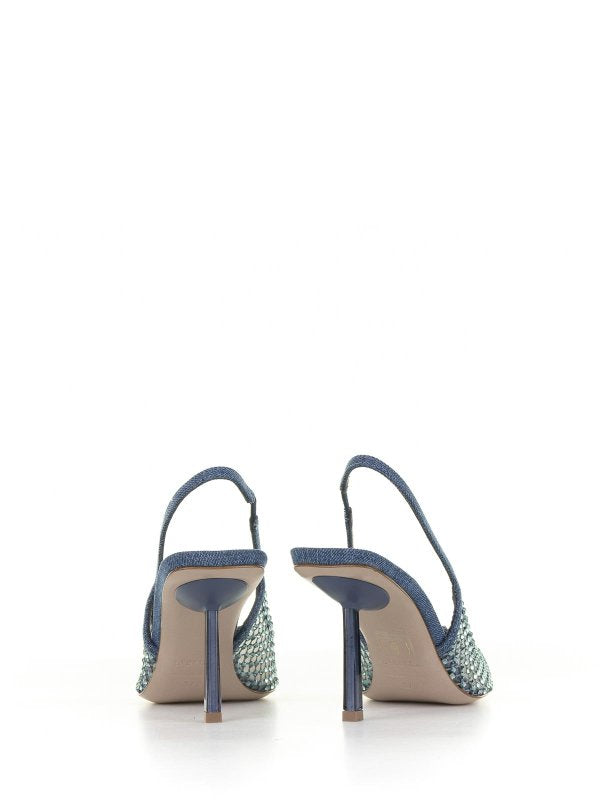 Décolleté Slingback Gilda Gioiello A Rete