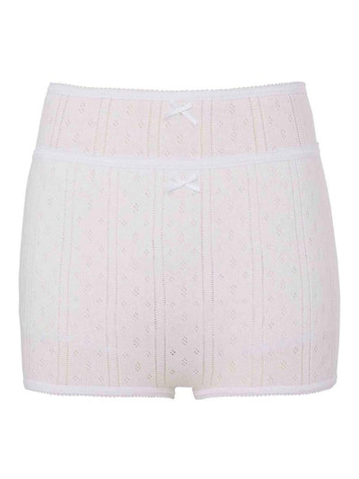 Pantaloncini Pointelle A Doppio Strato