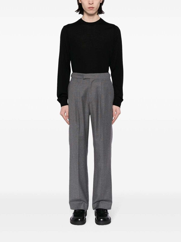 Maglione In Lana Merino A Maglia Fine