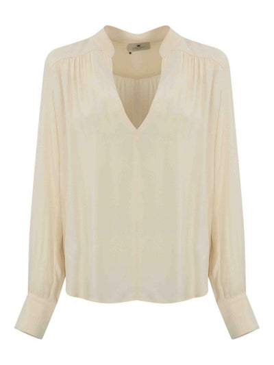 Blusa In Georgette Con Fantasia A Righe