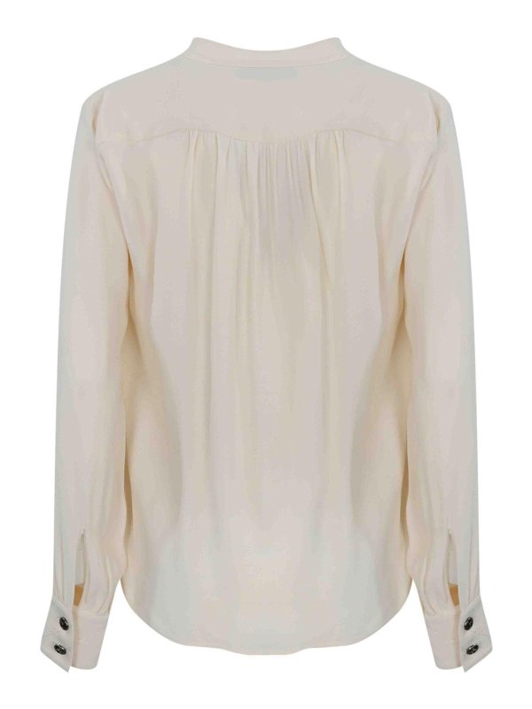 Blusa In Georgette Con Fantasia A Righe