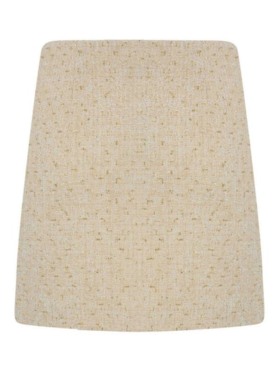 Gonna In Tweed Con Bottoni Ovali T