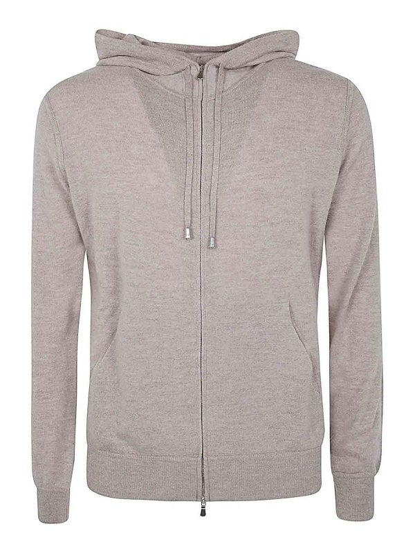Felpa Con Cappuccio E Zip