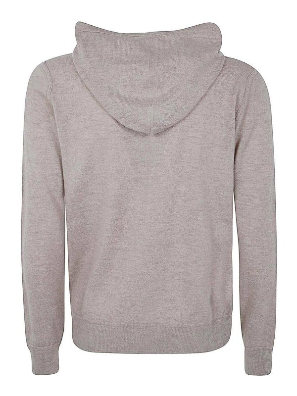 Felpa Con Cappuccio E Zip