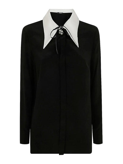 Camicia Informale Crepe De Chine Di Seta