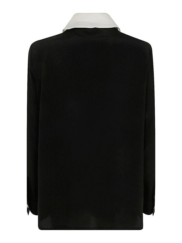 Camicia Informale Crepe De Chine Di Seta