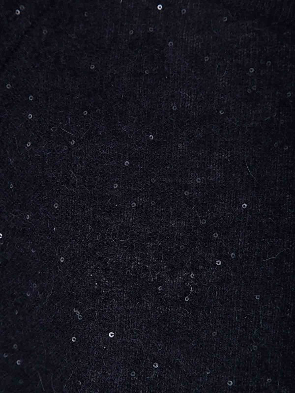 Maglione A Maniche Corte Lavorato A Maglia