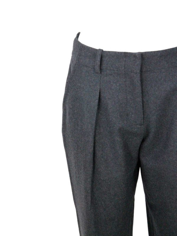 Pantaloni In Misto Lana
