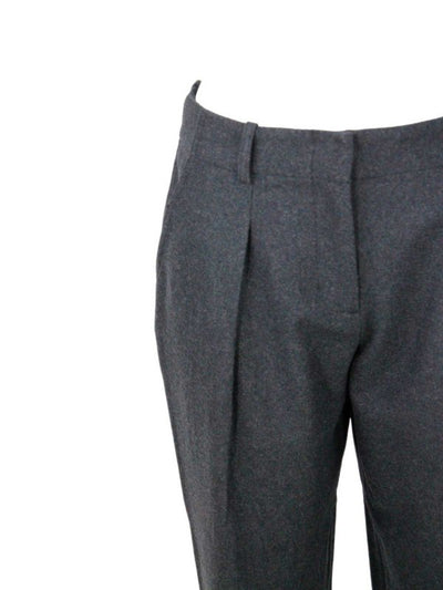 Pantaloni In Misto Lana