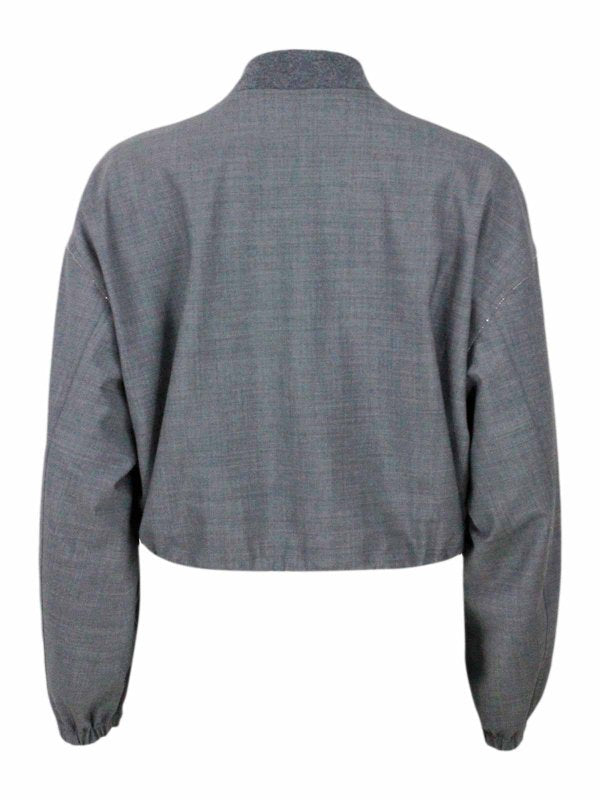 Giacca In Misto Lana