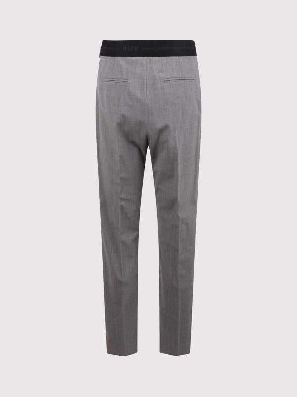 Pantaloni A Gamba Dritta
