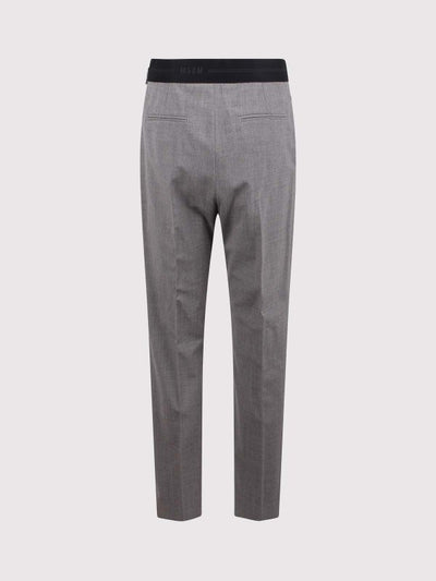 Pantaloni A Gamba Dritta