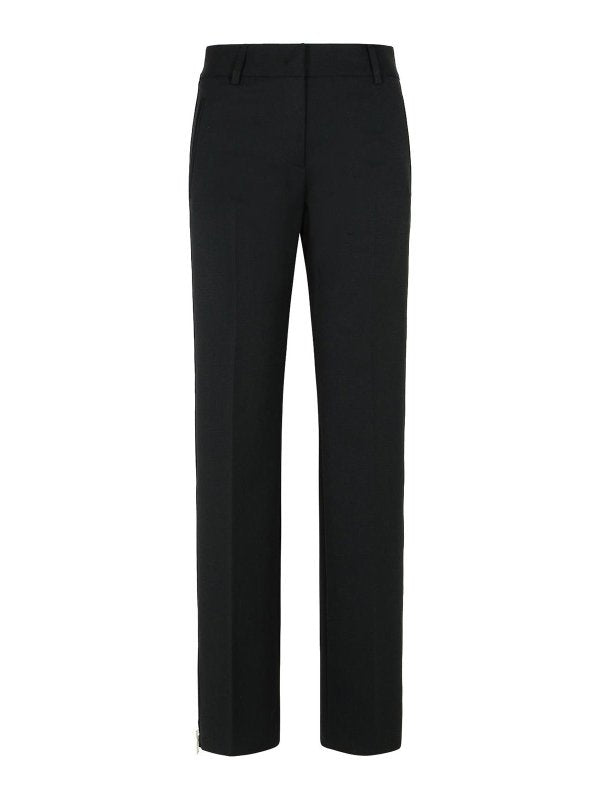 Pantaloni In Poliestere Nero