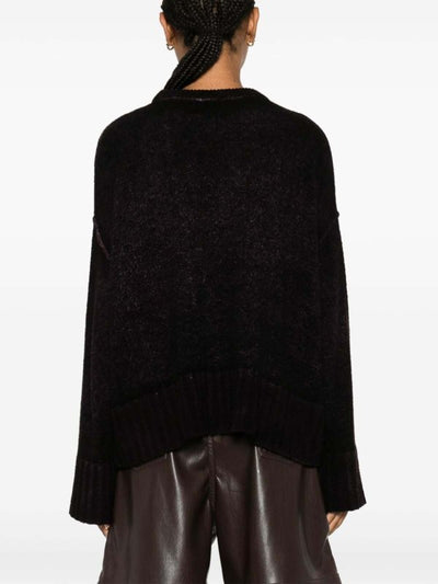 Maglione Girocollo In Misto Lana E Cashmere