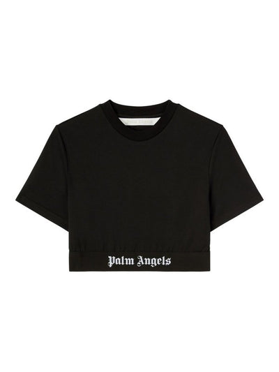T-shirt Corta In Cotone Con Logo