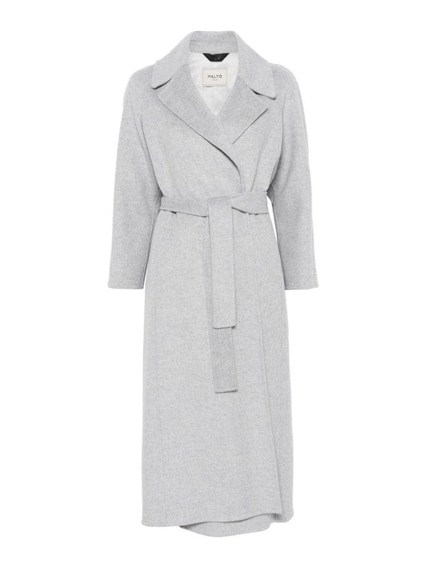 Cappotto Con Cintura In Lana Paola