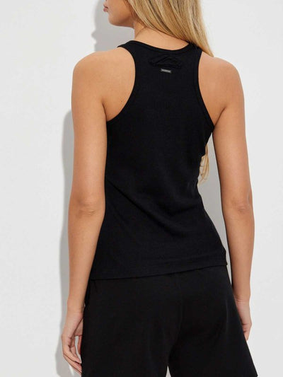 Top In Cotone Senza Maniche