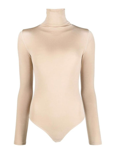 Body In Jersey Con Collo Alto Colorado