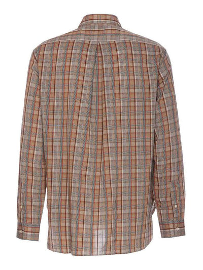 Camicia A Quadri Multicolor