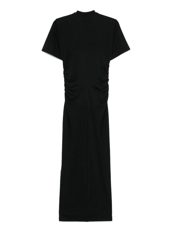 Abito Lungo In Cotone Con Zip