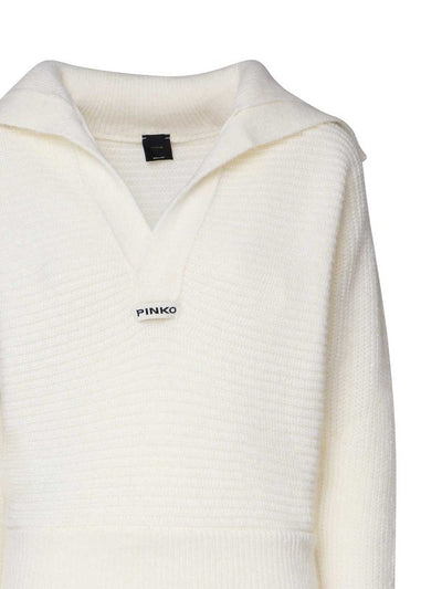 Maglione In Lana Con Racchette Da Neve