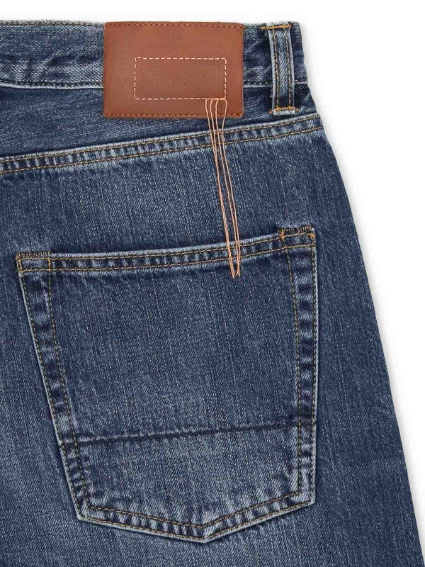 Pantaloni In Denim Cinque Tasche