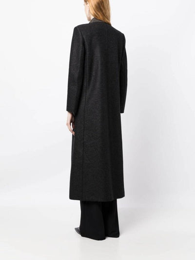 Cappotto Scollato Con Spalla
