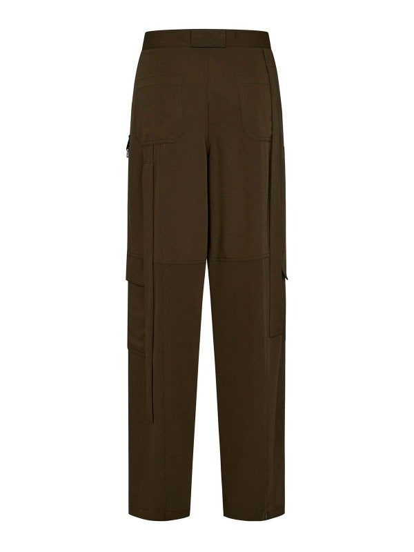 Pantaloni Cargo A Gamba Larga
