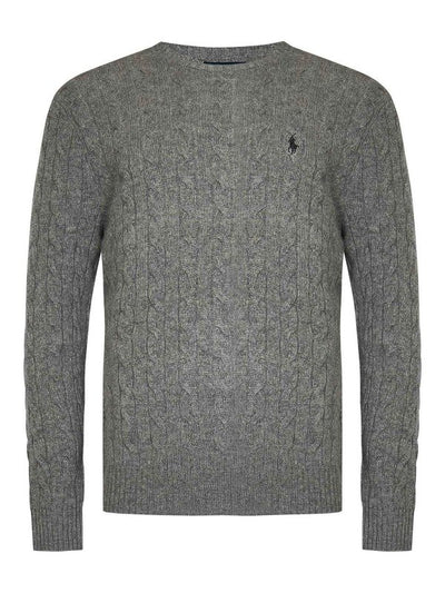 Maglione Girocollo Grigio
