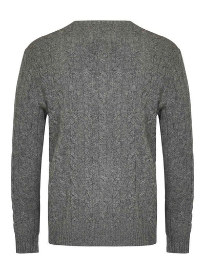 Maglione Girocollo Grigio