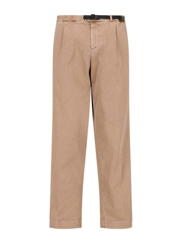 Pantaloni Dritti Con Cintura