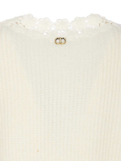 Cardigan Lavorato A Maglia