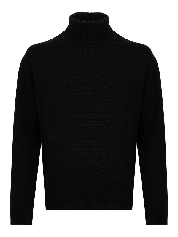 Maglione In Lana A Collo Alto