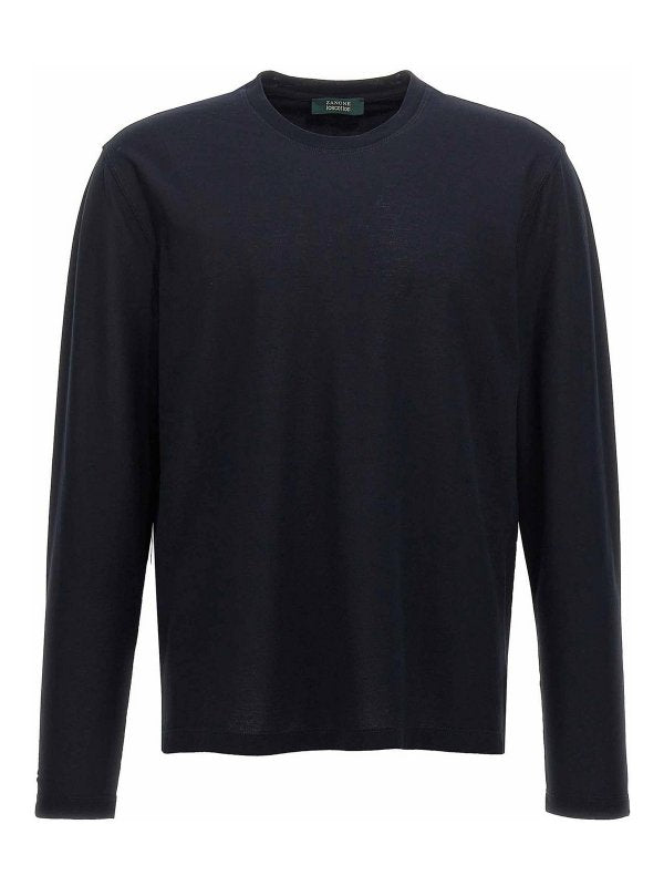 T-shirt In Cotone Ghiaccio