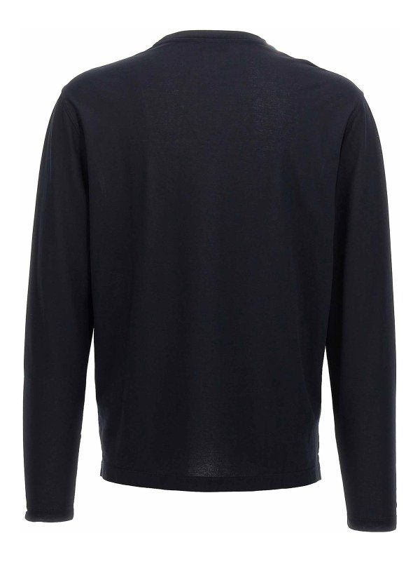 T-shirt In Cotone Ghiaccio