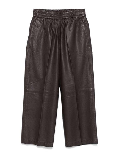 Pantaloni In Pelle Aquila