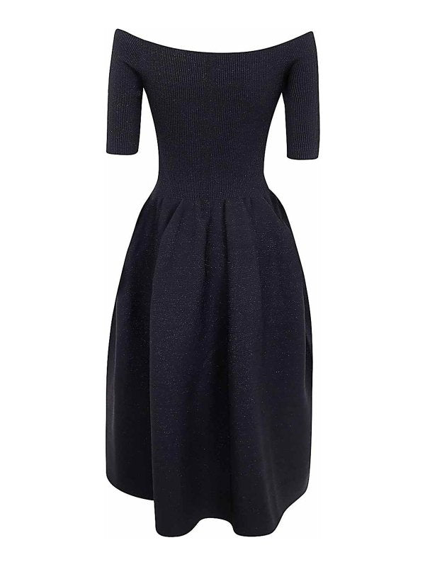 Vestito A Maniche Corte Con Spalle Scoperte Cfcl – Lambitelli