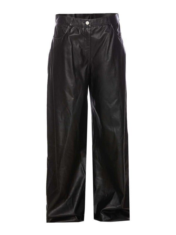 Pantaloni In Pelle Nera Catania
