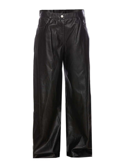 Pantaloni In Pelle Nera Catania