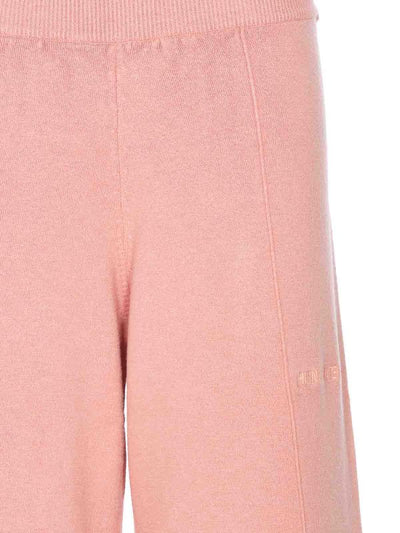 Pantaloni In Maglia Rosa