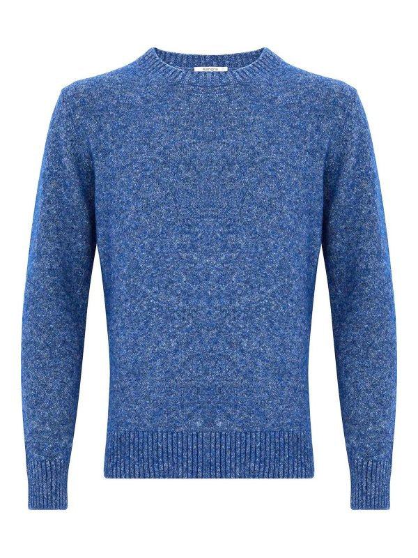Maglione Girocollo In Maglia Mista