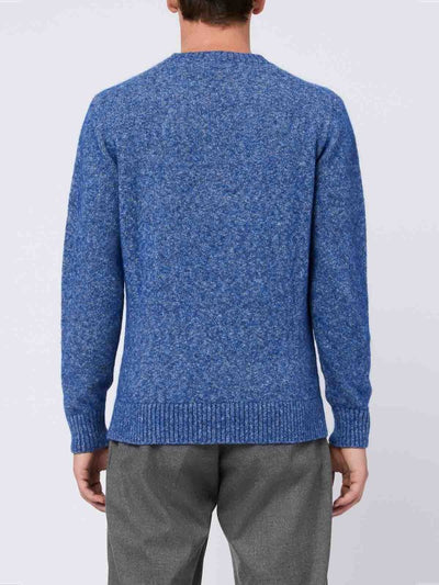 Maglione Girocollo In Maglia Mista