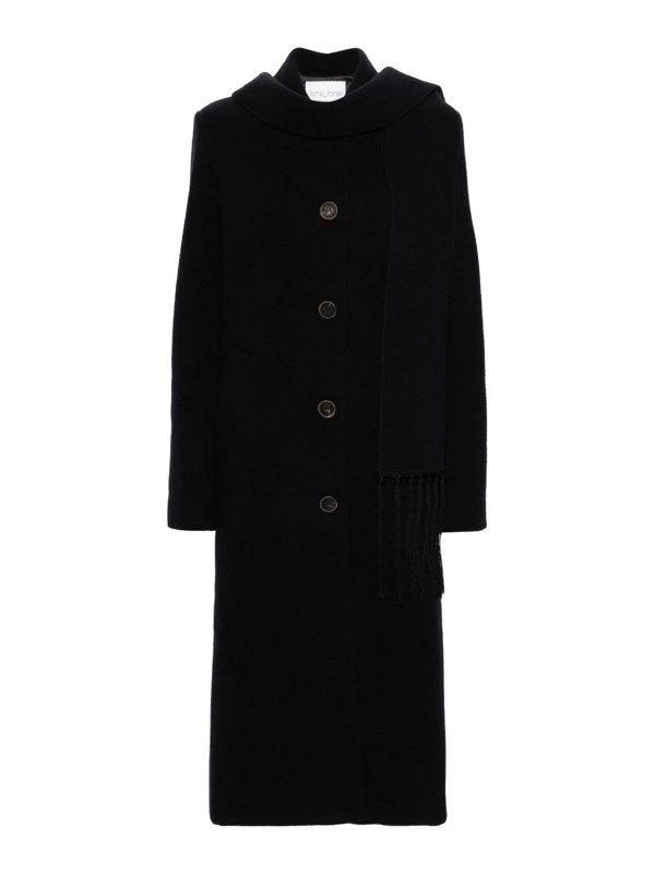Sciarpa Cappotto In Panno Di Lana