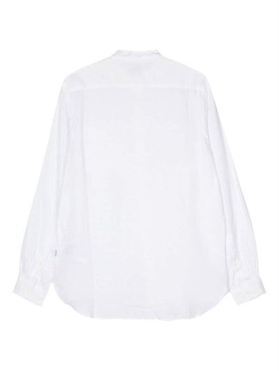 Camicia In Lino A Maniche Lunghe