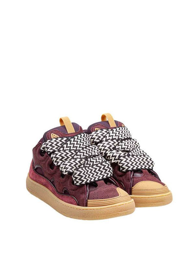 Curb Sneaker In Camoscio E Tessuto