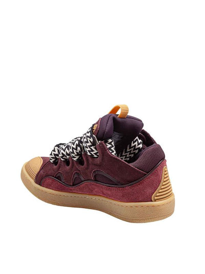 Curb Sneaker In Camoscio E Tessuto