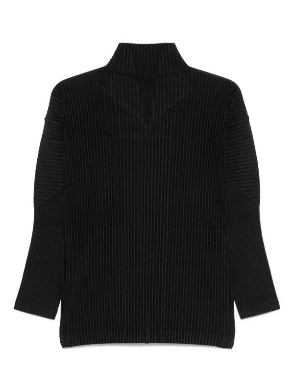 Cardigan Con Cerniera Di Base