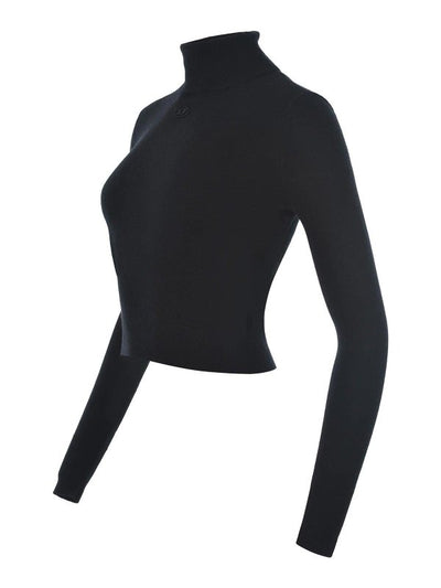 Maglione A Collo Alto In Lana E Cashmere